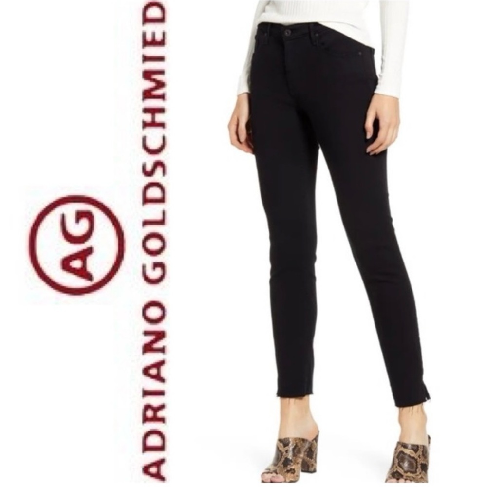 NWT - AG Adriano Goldschmied The Prima Ankle
Cigarette Jeans in Black Size 27R